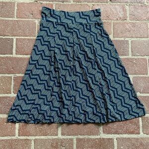 Merona Like New Geometric Look Midi Skirt